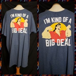Gaston Disney Mens I'm Kind Of A Big Deal Shirt 2X